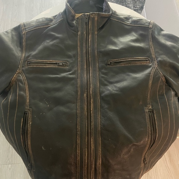 Marc New York Leather Jacket XL - Picture 2 of 9